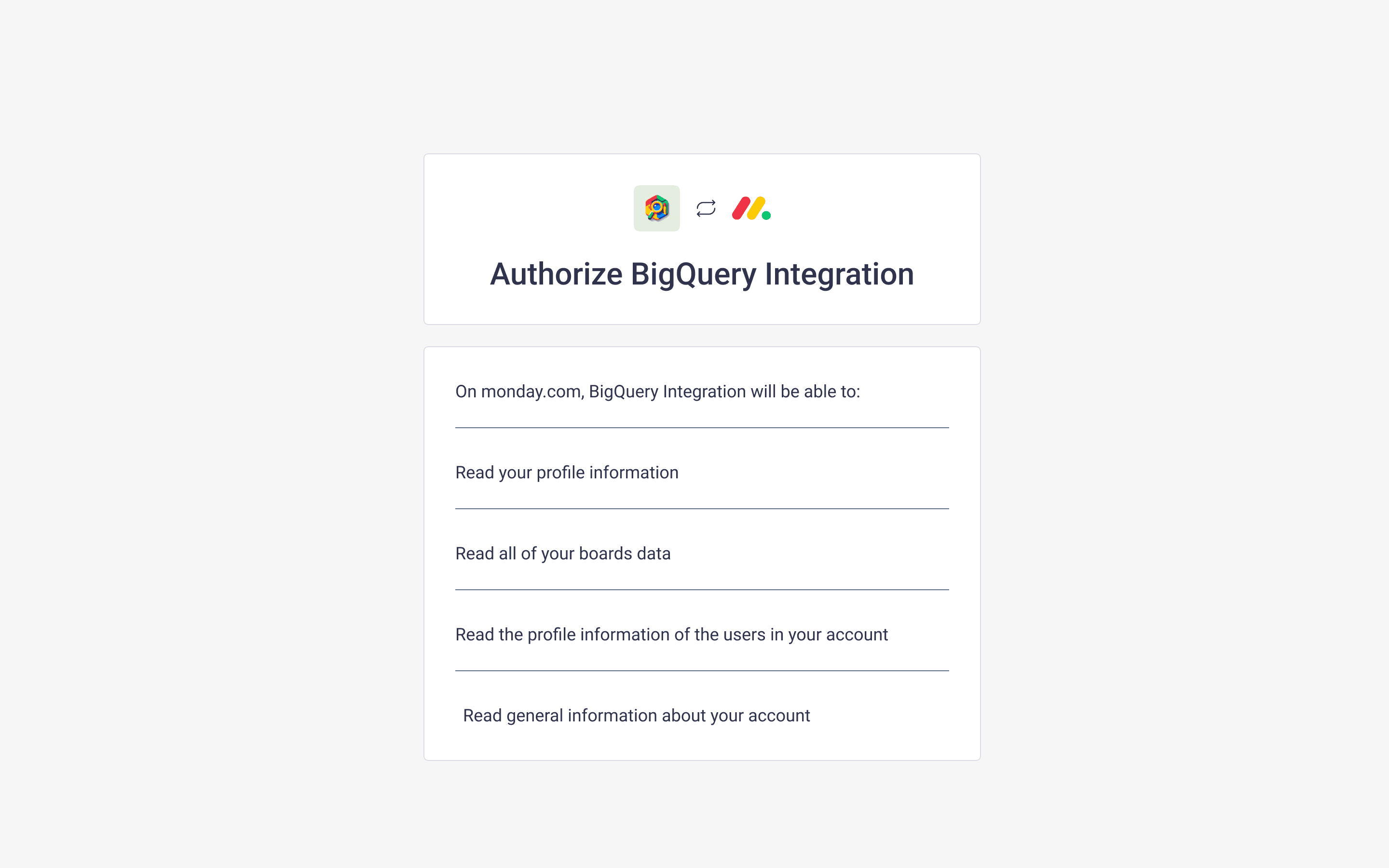 setup google bigquery account